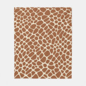 Giraffe Muster Fleecedecke (Vorderseite)