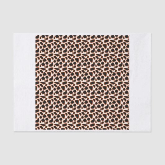 Giraffe-Muster für Tierdrucke Seidenpapier (Vorderseite)