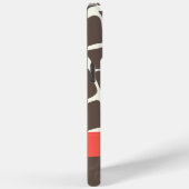 Giraffe Muster gedruckte Band und Kristall Case-Mate iPhone Hülle (Rückseite / Rechts)