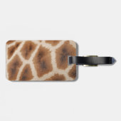 Giraffe-Muster-Geschenk für Wildtiere Gepäckanhänger (Rückseite horizontal)
