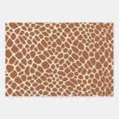 Giraffe Muster Geschenkpapier Set (Vorderseite 2)