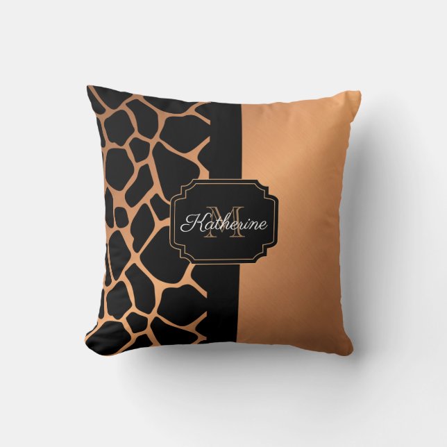 Giraffe Muster Kissen (Vorderseite)