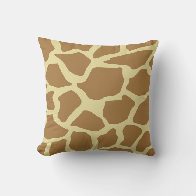 Giraffe Muster Kissen (Vorderseite)