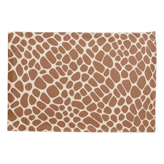 Giraffe Muster Kissenbezug (Rückseite-Links)