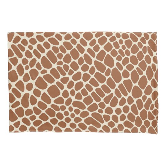 Giraffe Muster Kissenbezug (Vorderseite-Links)