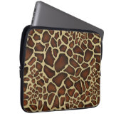 Giraffe Muster Laptop Sleeve (Vorne Rechts)