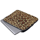 Giraffe Muster Laptop Sleeve (Vorne Knopf)