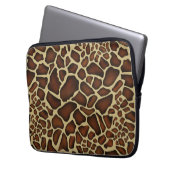 Giraffe Muster Laptop Sleeve (Vorderseite Links)