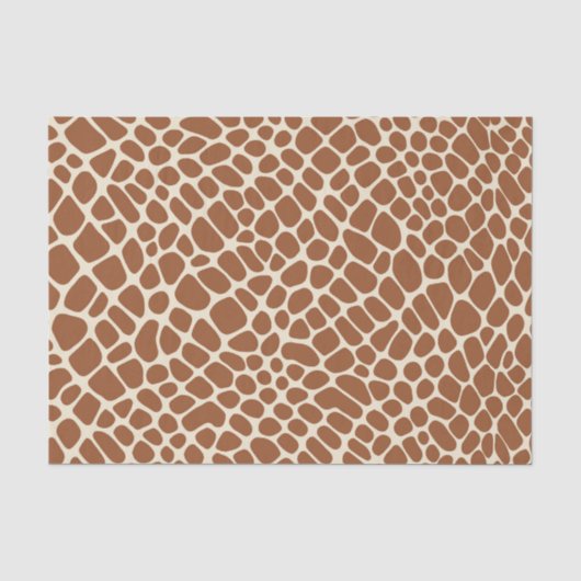 Giraffe Muster Seidenpapier (Vorderseite)