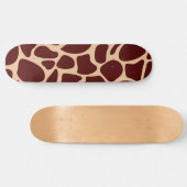 Giraffe-Muster-Skateboard Skateboard (Horizontal)
