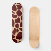 Giraffe-Muster-Skateboard Skateboard (Vorderseite)