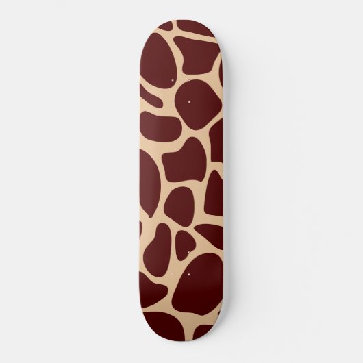 Giraffe-Muster-Skateboard Skateboard (Vorderseite)