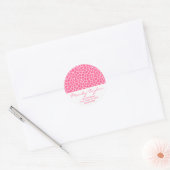 Giraffe-Muster-Umschlag Aufkleber (rosa) (Umschlag)