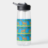 Giraffe (Muster) - Wasserflasche Trinkflasche (Rechts)