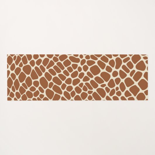 Giraffe Muster Yogamatte (Rückseite (Horizontal))