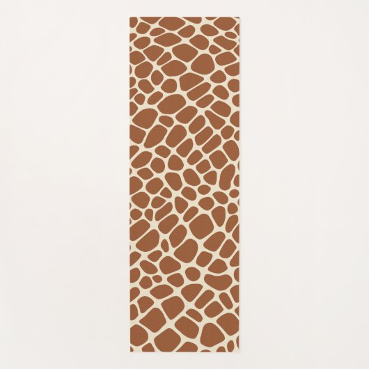 Giraffe Muster Yogamatte (Vorderseite)
