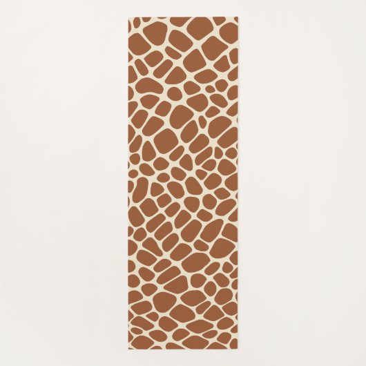 Giraffe Muster Yogamatte (Rückseite)