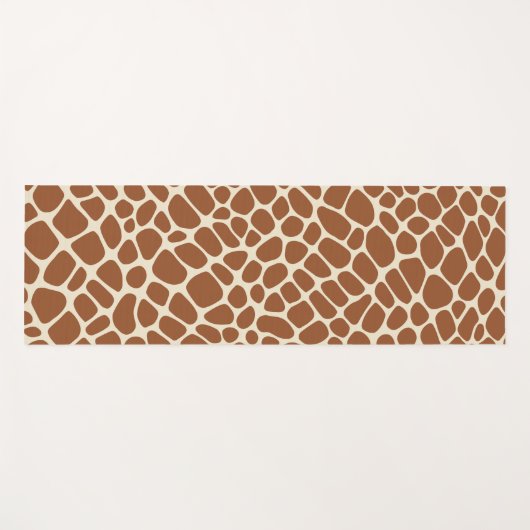 Giraffe Muster Yogamatte (Vorderseite (Horizontal))