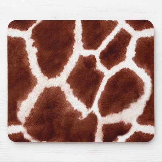 Giraffe Musterschrift Mousepad (Vorne)
