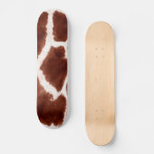 Giraffe Musterschrift Skateboard (Vorderseite)