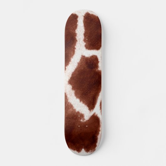 Giraffe Musterschrift Skateboard (Vorderseite)