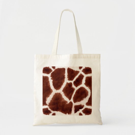Giraffe Musterschrift Tragetasche (Vorne)