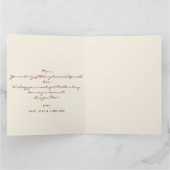 Giraffe Mütter Tag, glücklicher Muttertag Karte (Innenseite)