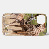 Giraffe Mutter und Baby in Kenia Case-Mate iPhone Hülle (Rückseite (Horizontal))