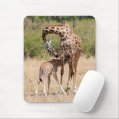 Giraffe Mutter und Baby in Kenia Mousepad (Mit Mouse)