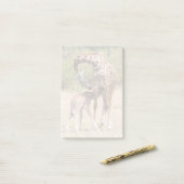 Giraffe Mutter und Baby in Kenia Post-it Klebezettel (Auf Schreibtisch)