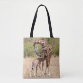 Giraffe Mutter und Baby in Kenia Tasche (Vorderseite)