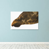 Giraffe, nah leinwanddruck (Insitu (Holzboden))