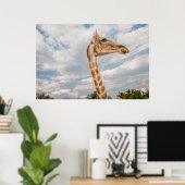 Giraffe Nah Poster (Heimbüro)