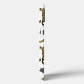 Giraffe nahtloses Muster, gelb, groß Case-Mate iPhone Hülle (Rückseite / Rechts)