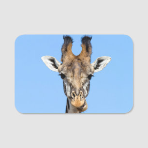 Giraffe Namensschild