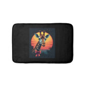 Giraffe Neck wie ein Rollercoaster Run Funny Retro Badematte (Vorderseite)