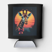 Giraffe Neck wie ein Rollercoaster Run Funny Retro Dosenkühler (Vorderseite)