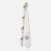 Giraffe Necktie Krawatte (Rückseite)