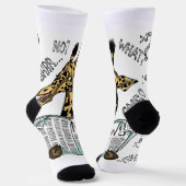 Giraffe News Socks Socken (Gewinkelt)