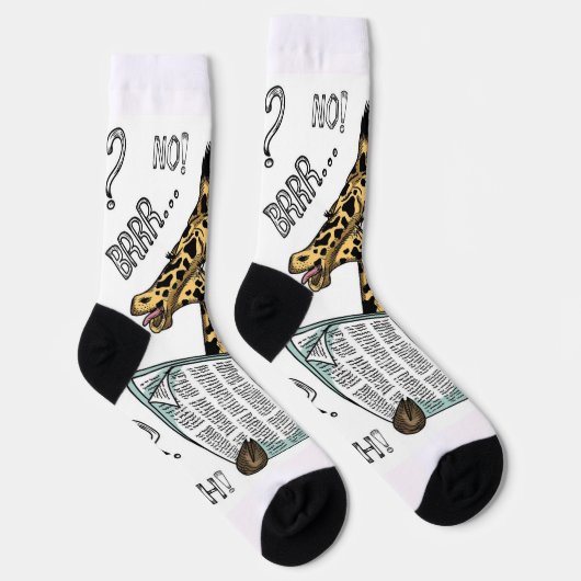 Giraffe News Socks Socken (Rechts)