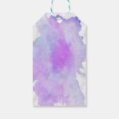 Giraffe niedlich Safari Tier Aquarell Vielen Dank Geschenkanhänger (Rückseite)