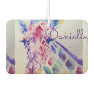 Giraffe Niedliche Liebe, die ihr Auto Air Freshene Autolufterfrischer