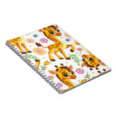Giraffe niedlicher Cartoon Notizblock (Rechte Seite)