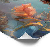 Giraffe no 11 Glossy Poster (Ecke)