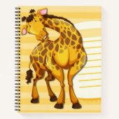Giraffe - Notebook Notizblock (Vorderseite)