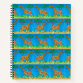 Giraffe - Notebook Notizblock (Vorderseite)