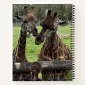 Giraffe - Notebook Notizblock (Rückseite)