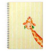 Giraffe - Notebook Notizblock (Vorderseite)