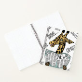 Giraffe - Notebook Notizblock (Innenseite)
