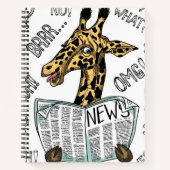 Giraffe - Notebook Notizblock (Vorderseite)